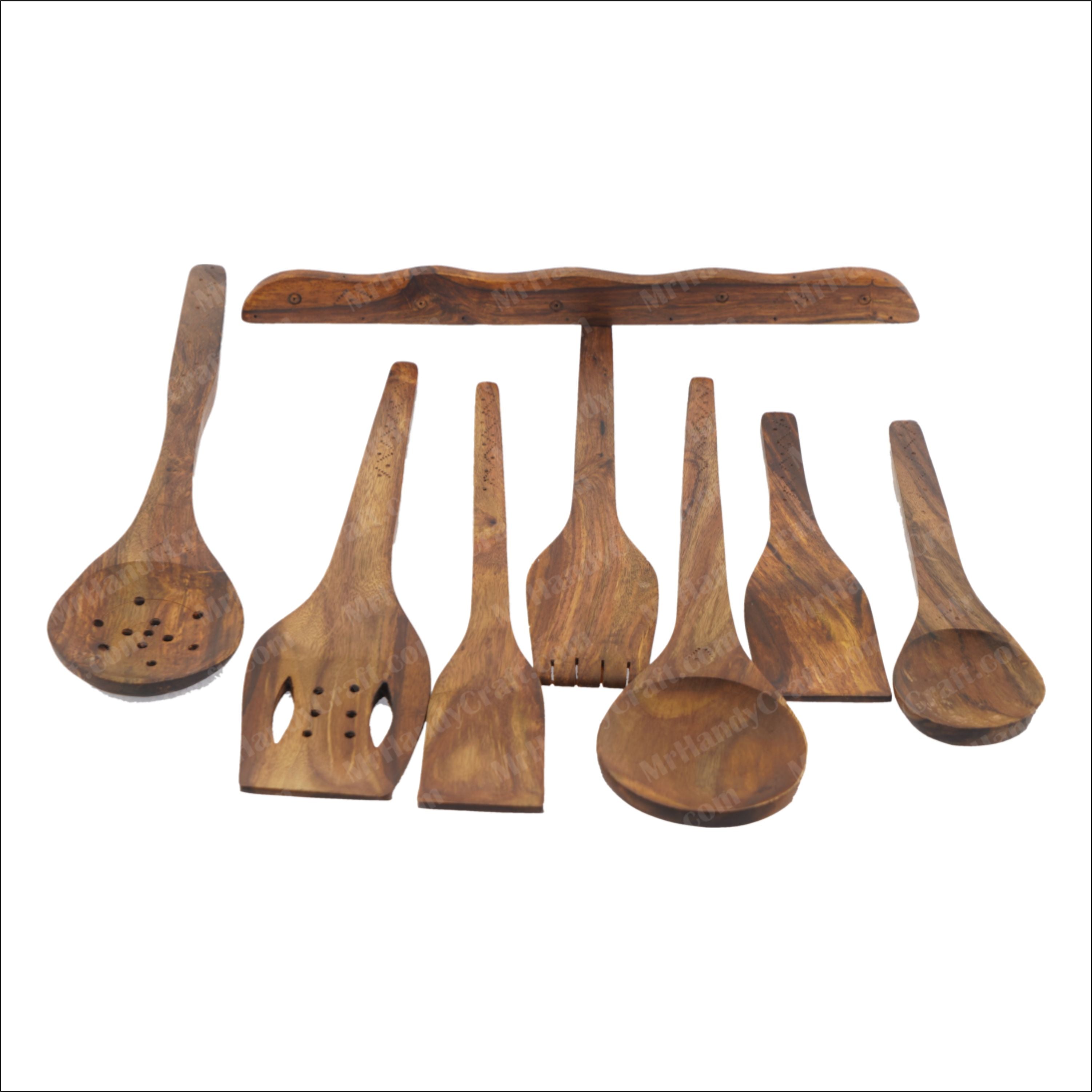 Dish Spoon Set made of Solid Rosewood/Shesham