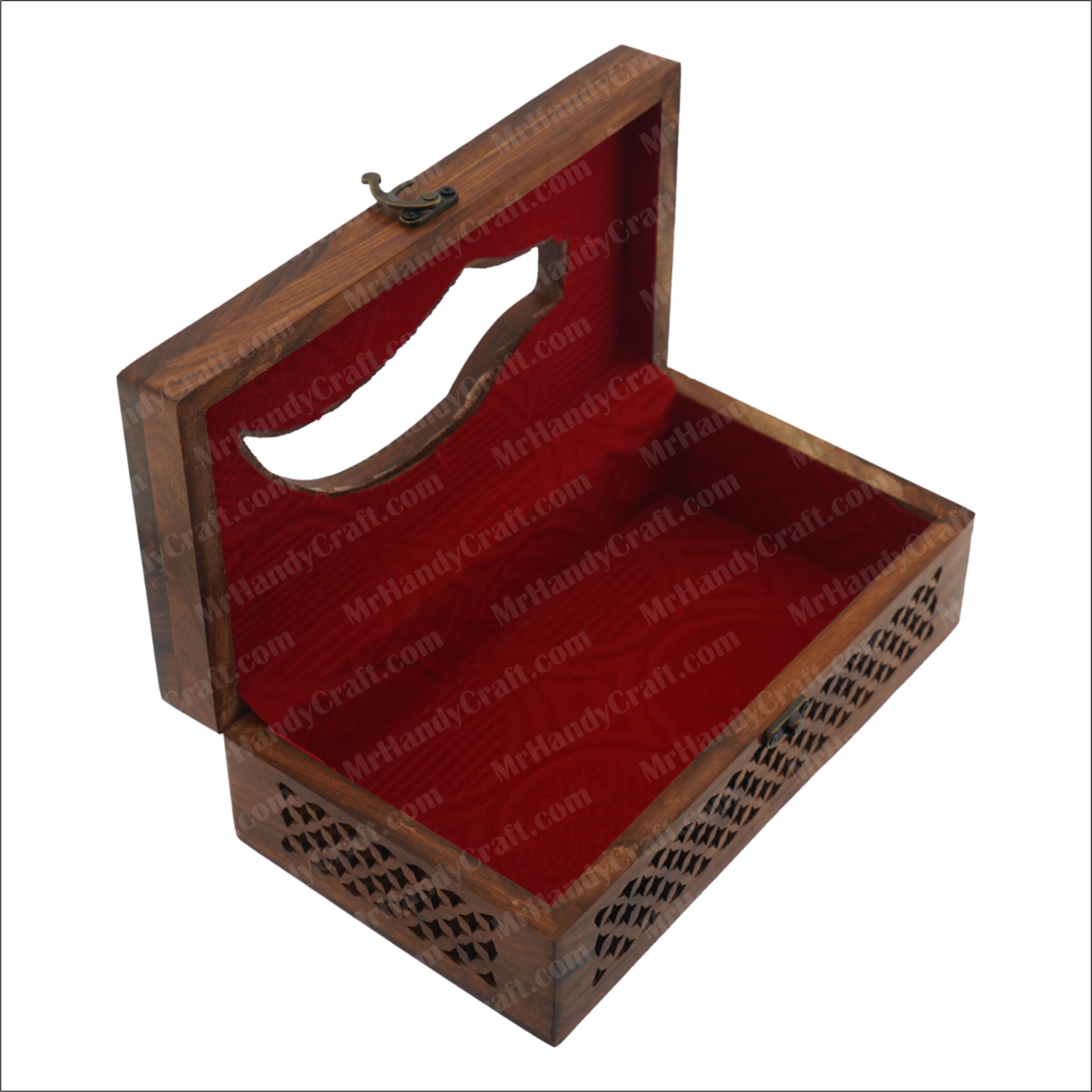 Royal Tissue Box - Brass