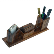 Office Desk Organizer Multi-Functional Wooden Handmade