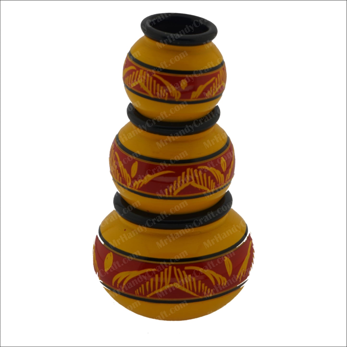 Ghara Set Yellow 3 Pcs