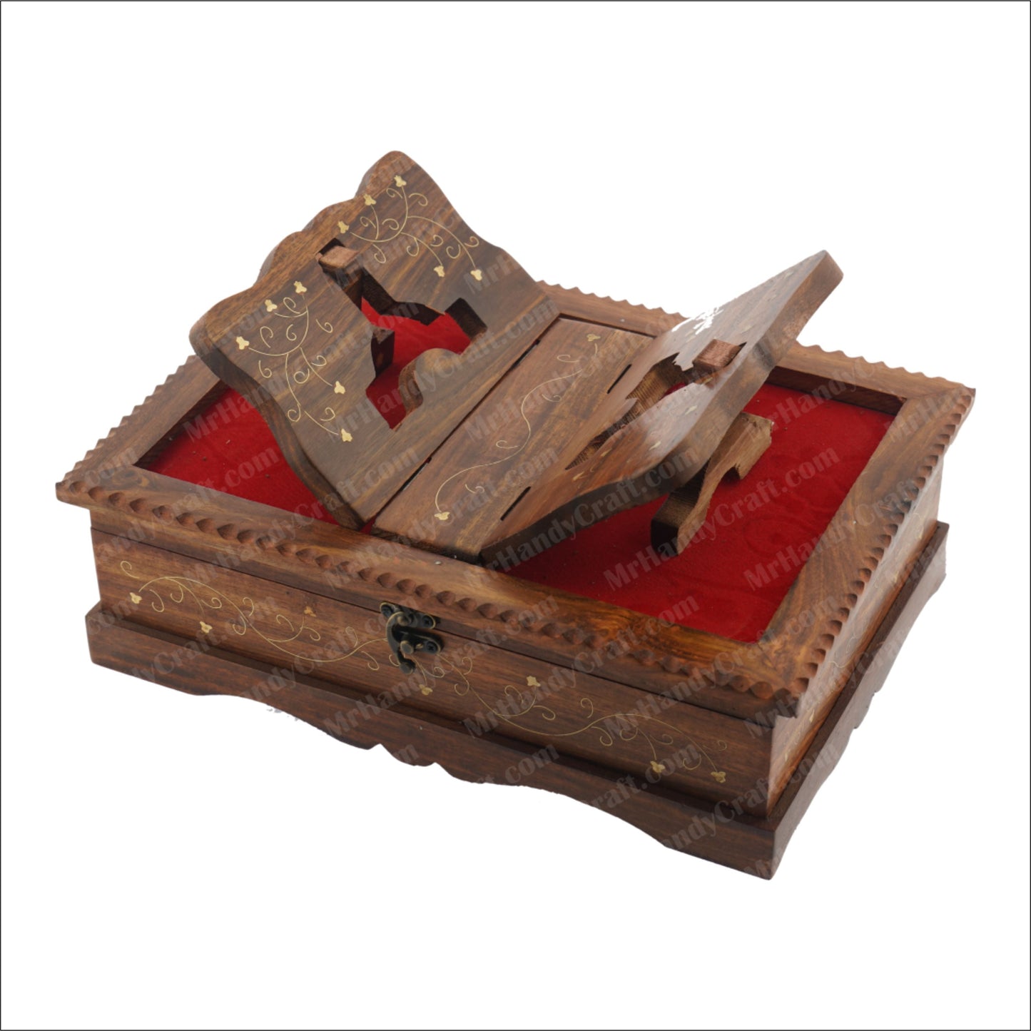 Quran Box in Rose Wood and Carving