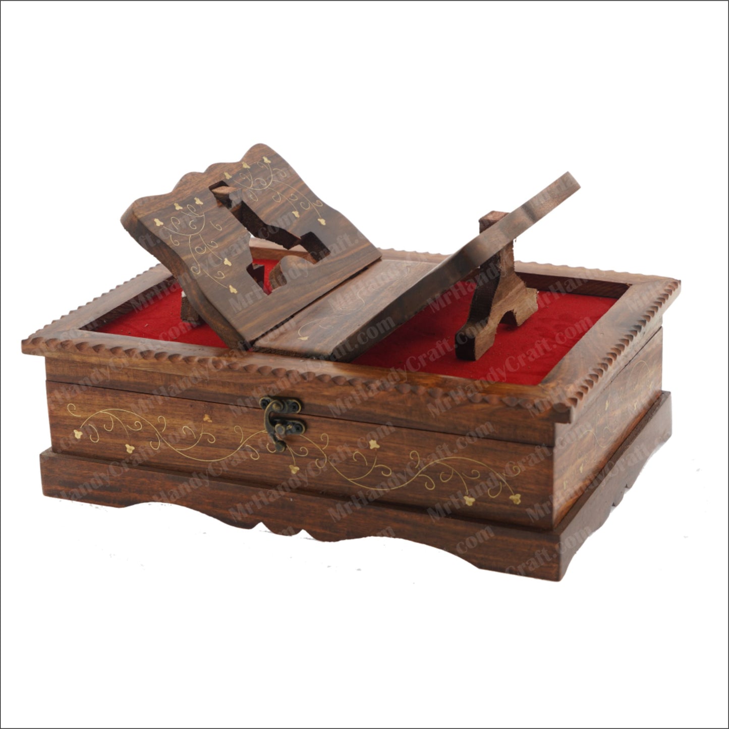 Quran Box in Rose Wood and Carving