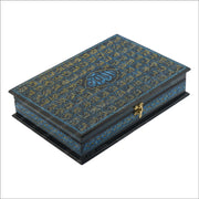 Quran Box Engraved 99 names of Allah on top - Naqshi Work