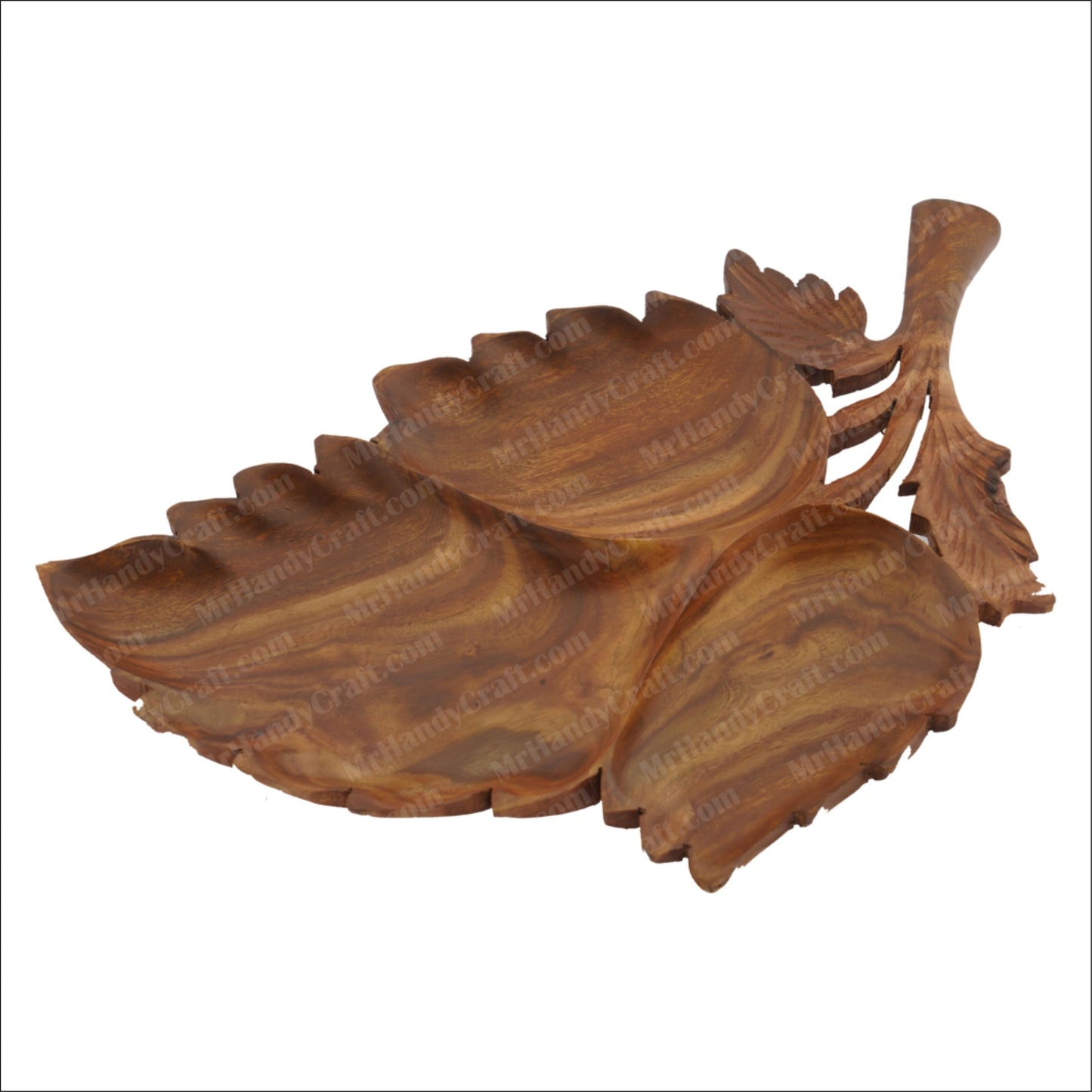 Handmade Wooden Leaf Tray