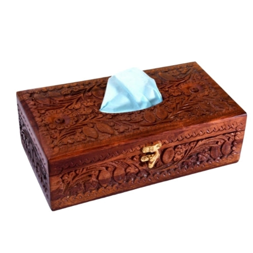 Wooden Tissue box