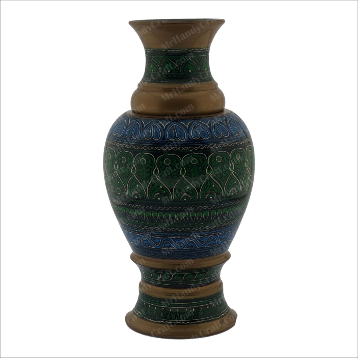 Flower Vase Pair - Naqshi Work