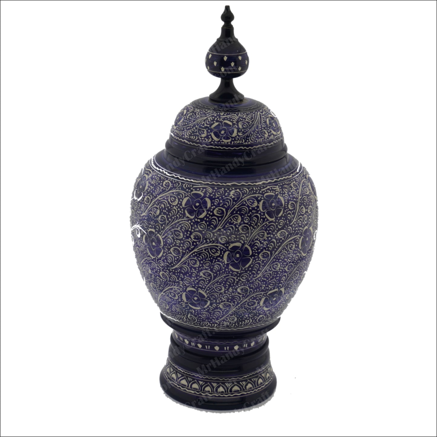 Candy Jar Naqshi Blue Pottery