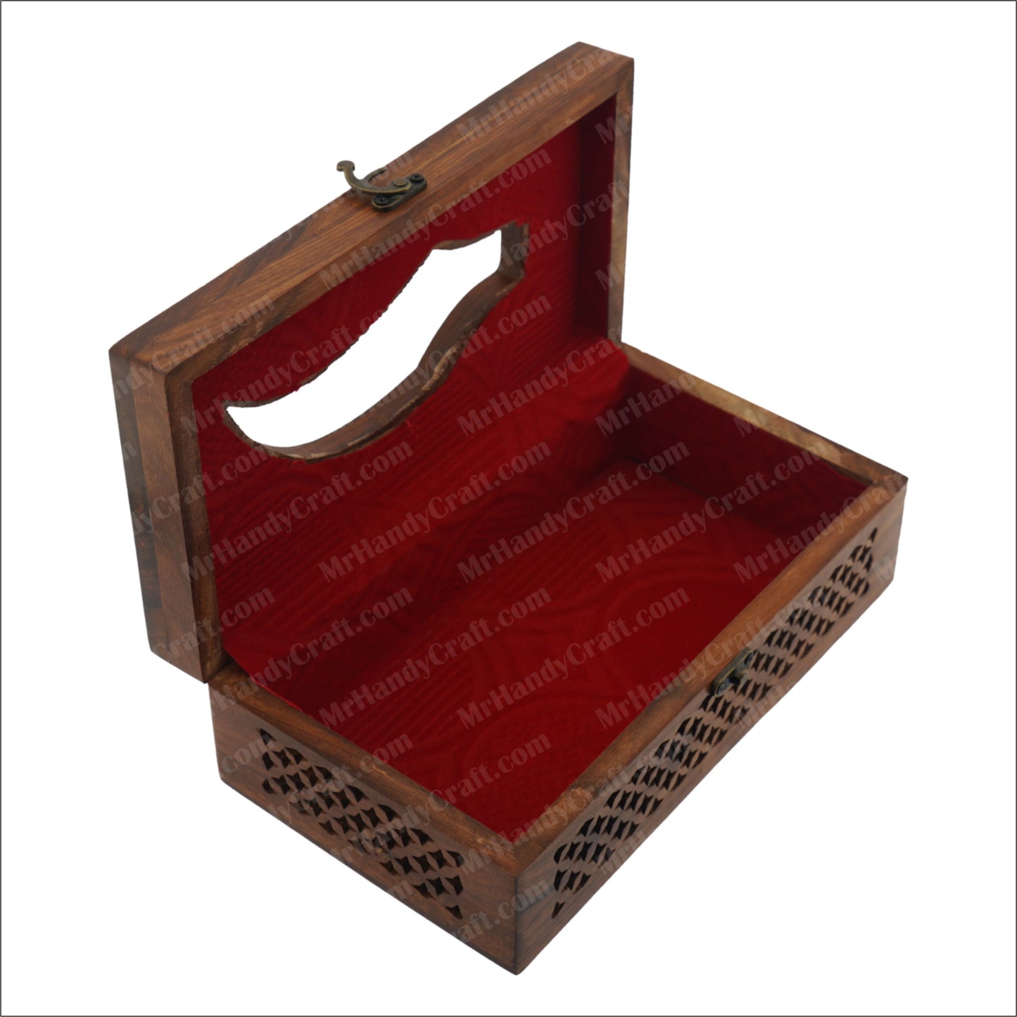 Royal Tissue Box - Brass