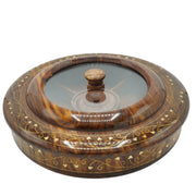 Covered Dry Fruit Bowl - Sheesham Wood