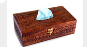 Wooden Tissue box